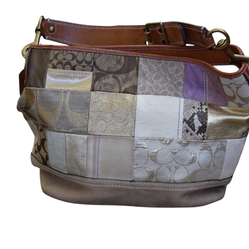 Coach 10003 vintage Patchwork Shoulder Bag